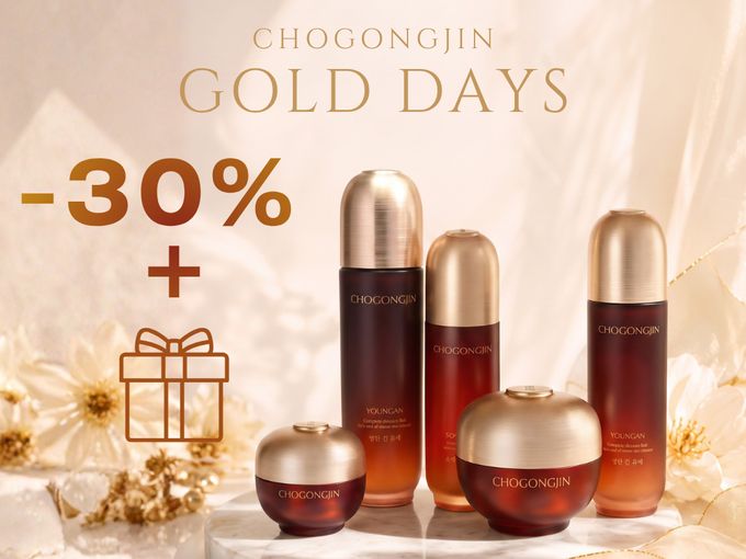 –30% на все линейки CHOGONGJIN
