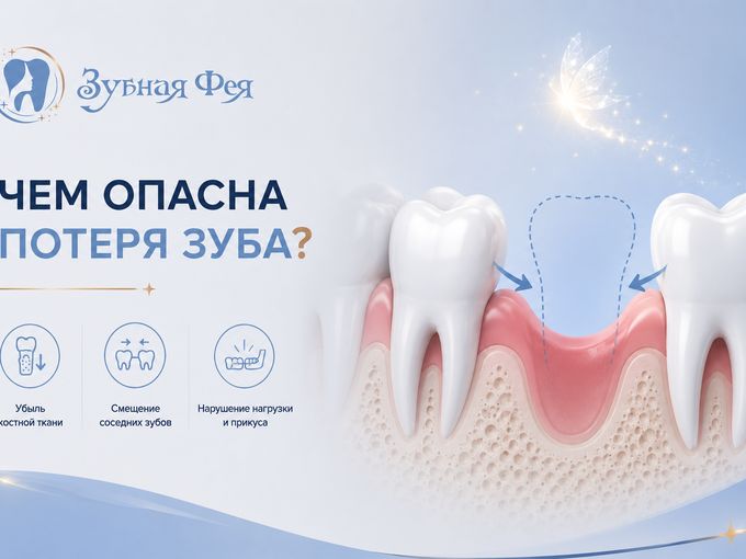 Чем опасна потеря зуба?