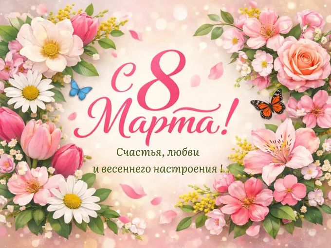 С 8 Марта, прекрасные дамы!