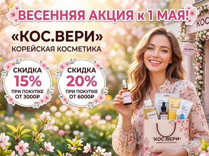 Майские Праздники со Скидками! 🎉