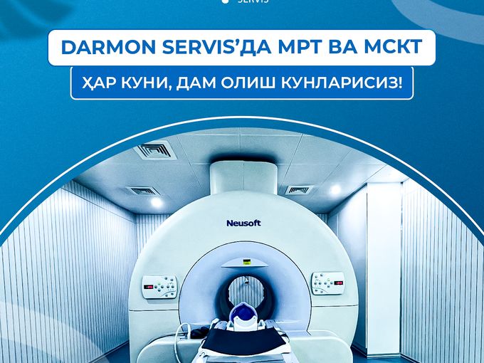 МРТ ва МСКТ ҳар куни дам олиш кунларисиз