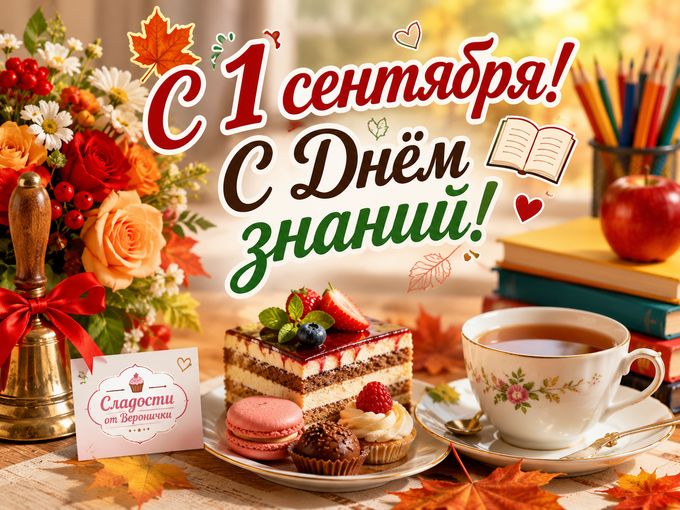 🍁 С 1 сентября! С Днём знаний!📚