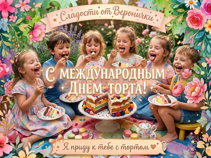 Я приду к тебе с тортом!🎂