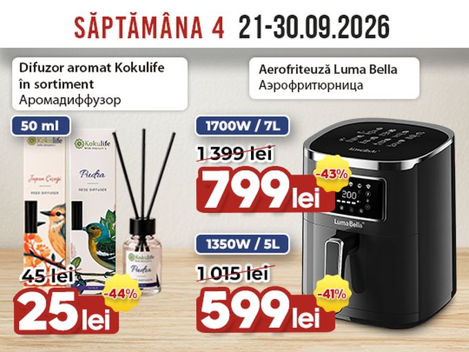 🔥 Oferta săptămânii 🔥21–30 septembrie