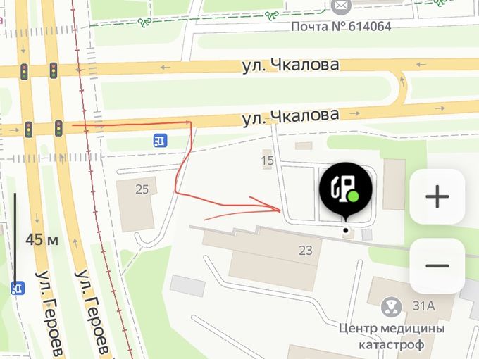 Схема временного заезда на АГЗС