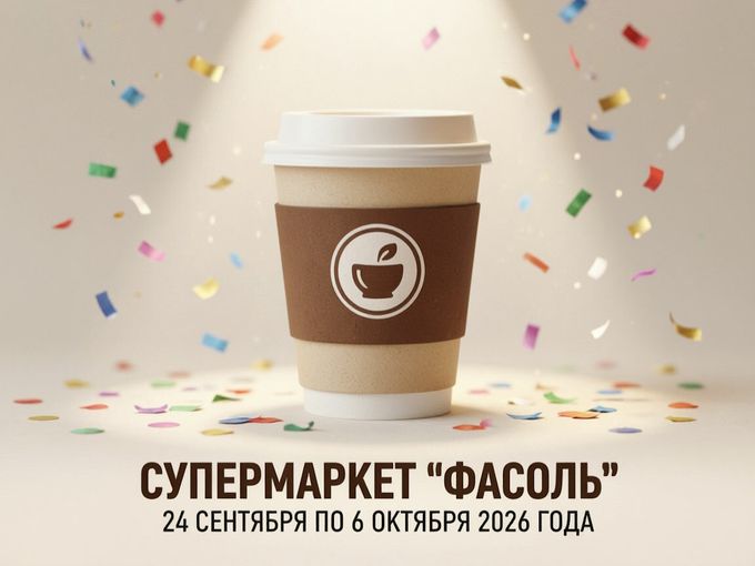 Кофе с собой — в подарок!