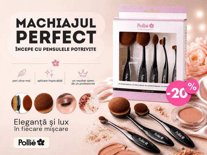 🖌️ Pensulele POLLIE – REDUCERE 20% 😍