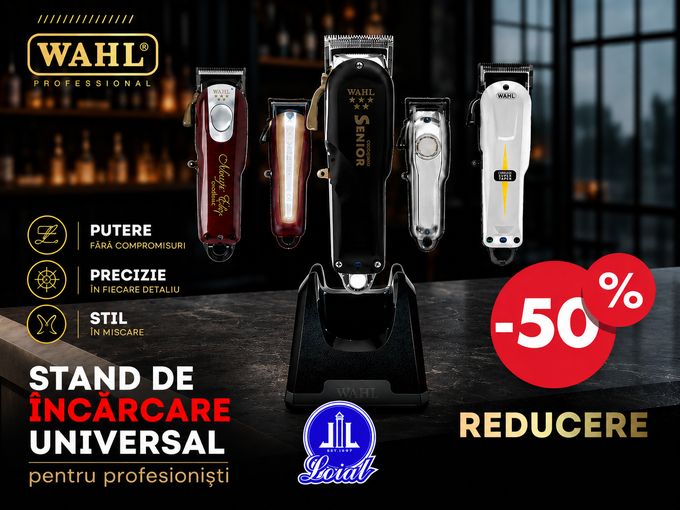 🔋 ÎNCĂRCĂTOR UNIVERSAL WAHL – 50%! 🔥