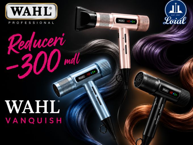 🔥 Wahl Vanquish — acum în 3 culori!