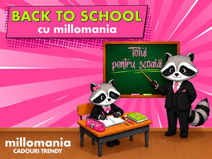 🎒📚✨ Școala începe la millomania🖍️✏️🎓