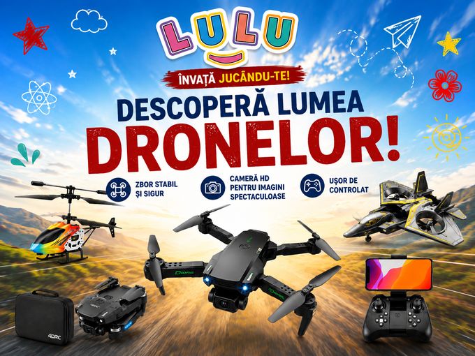 🚁 Descoperă lumea dronelor cu LULU!