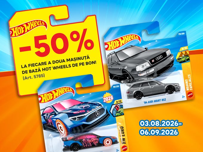 Promotie la Hot Wheels (Art. 5785)
