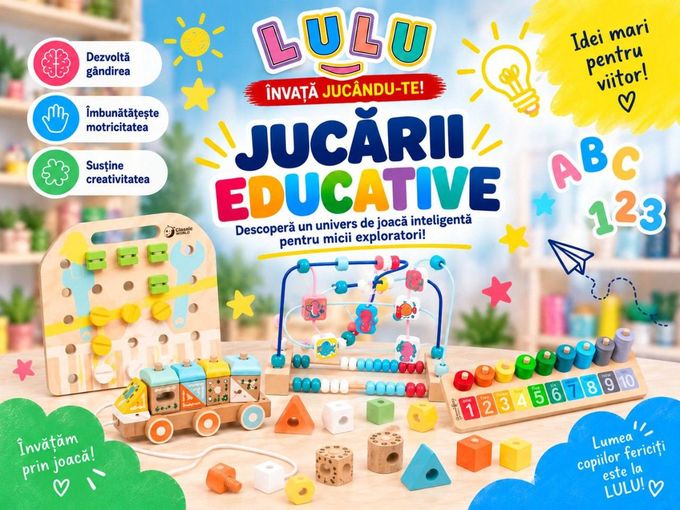 🧩 JUCĂRII EDUCATIVE – ÎNVĂȚĂM PRIN JOAC