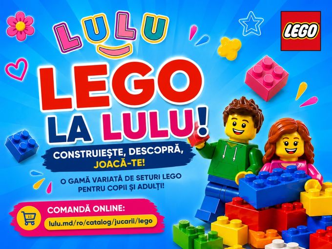 🧱 LEGO te așteaptă la LULU!