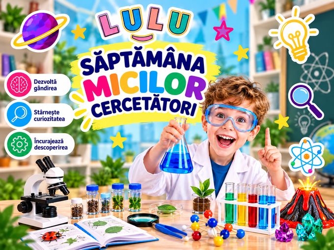 🔬 SĂPTĂMÂNA MICILOR CERCETĂTORI LA LULU