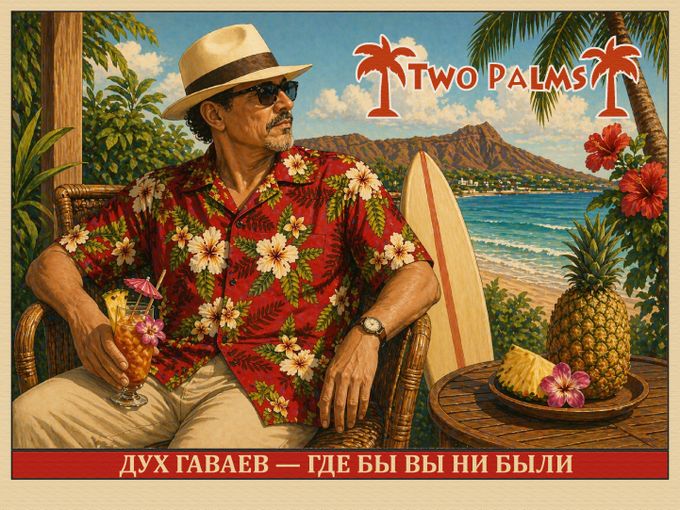 🌺 Гавайки Two Palms: сделано на Гавайях