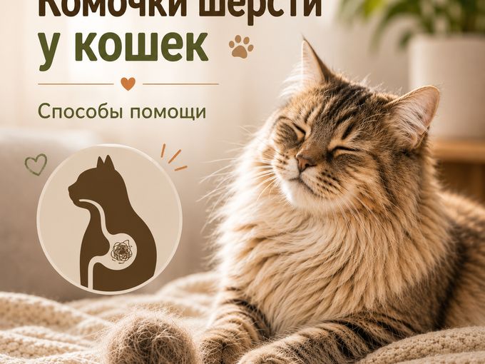 Комочки шерсти — не просто неприятность!