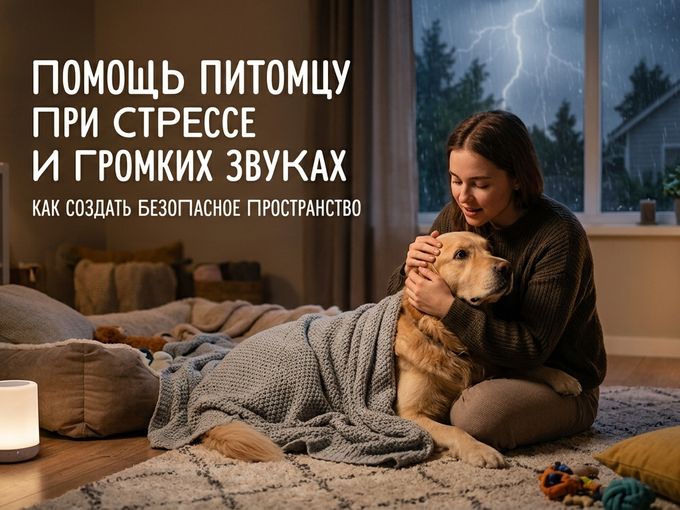 Питомец и громкие звуки!
