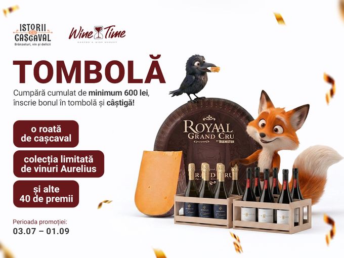 Tombolă cu peste 40 de premii!