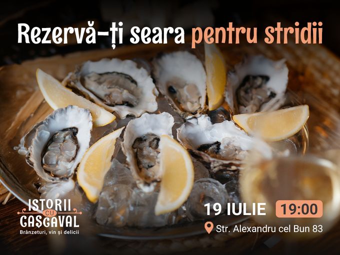 Un singur plan pentru vineri: stridii.