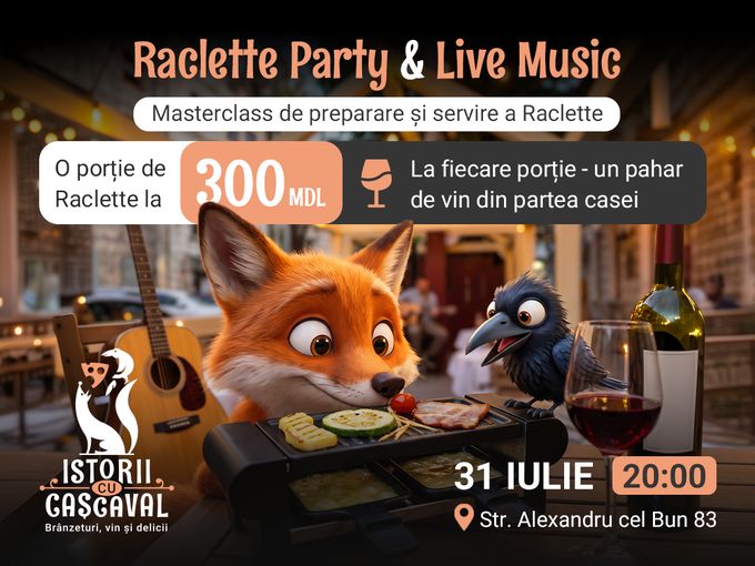 Muzică live, vin și Raclette!