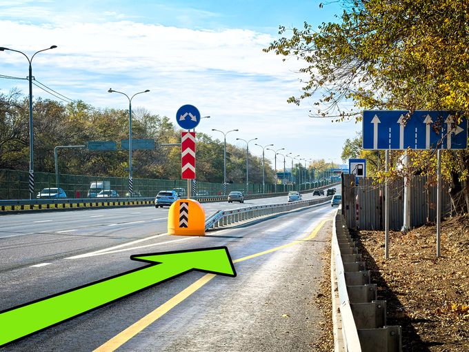 Изменение схемы подъезда к автоцентру