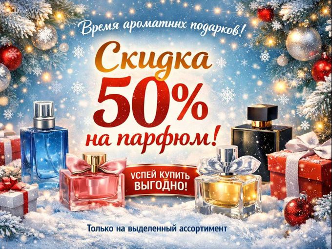 –50% НА ПАРФЮМ ✨