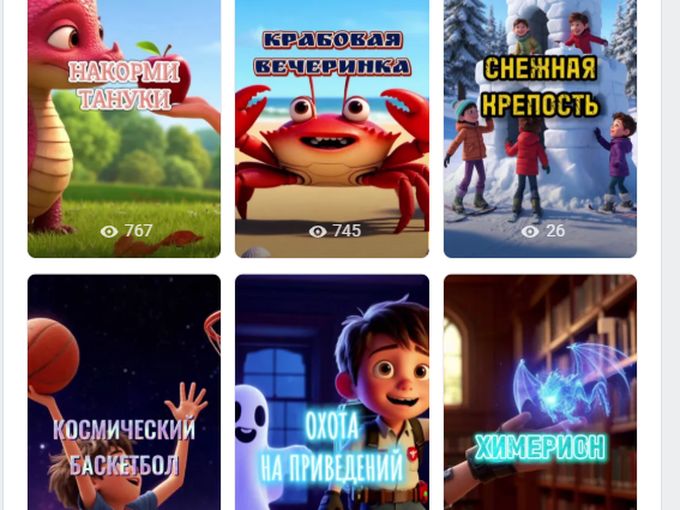 У нас МНОЖЕСТВО НОВЫХ игр для детей