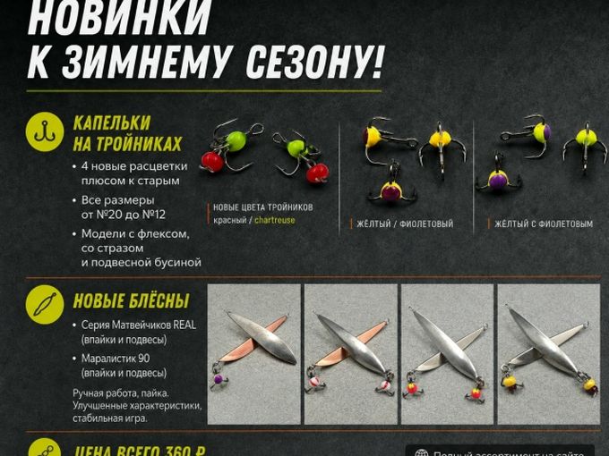 Новинки для зимней рыбалки
