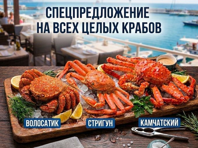 🦀 ЦЕЛЫЕ КРАБЫ