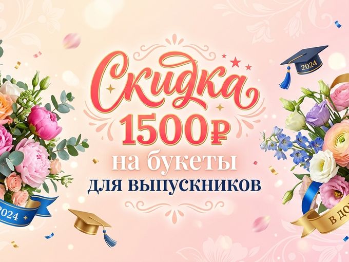 Скидка выпускникам 1500₽!🛍️