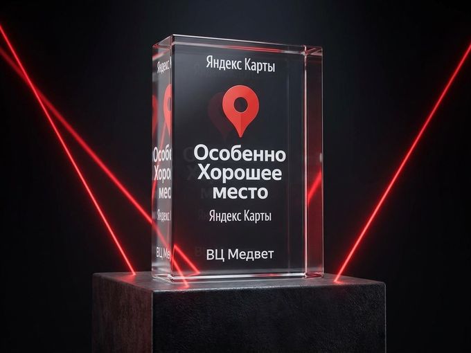 Награда "ОСОБЕННО ХОРОШЕЕ МЕСТО" наша