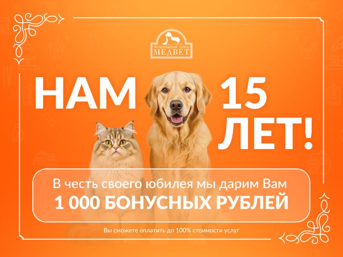 НАМ 15 ЛЕТ! ВАМ ПОДАРОК😉