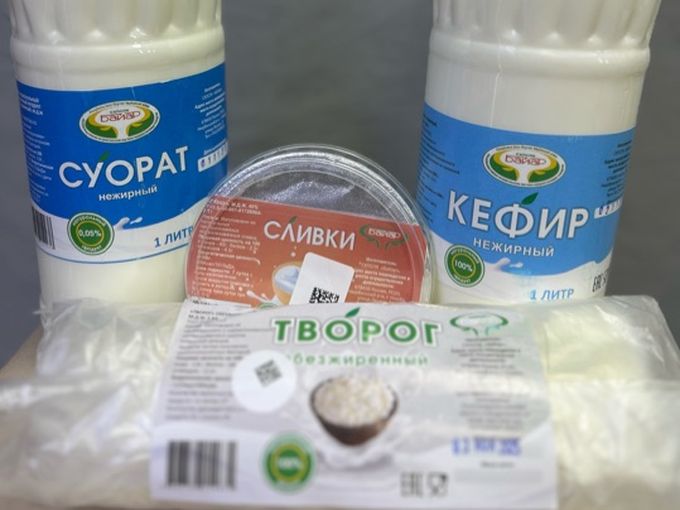 Поступление молочной продукции