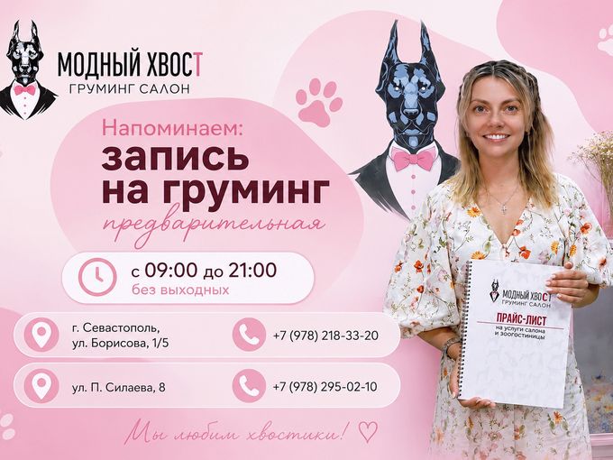 Модные хвостики планируют визит заранее