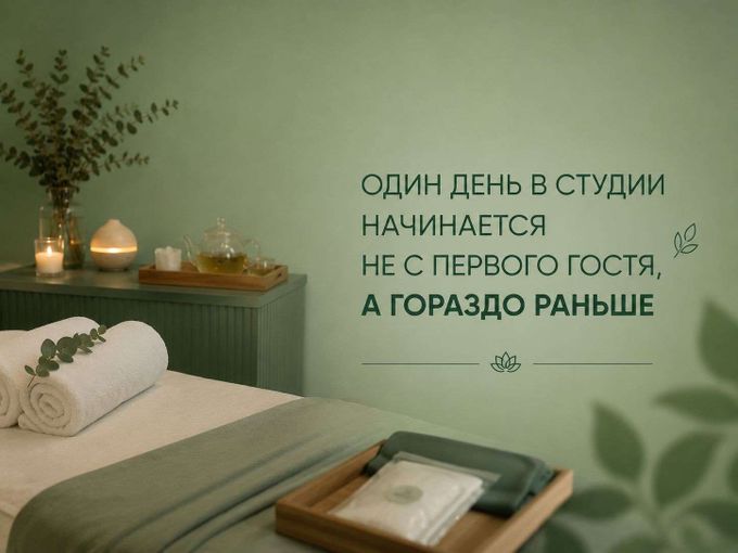 Работа начинается раньше первого гостя