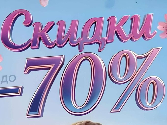 🎆 МАЙСКОЕ НАСТРОЕНИЕ: СКИДКИ ДО 70%