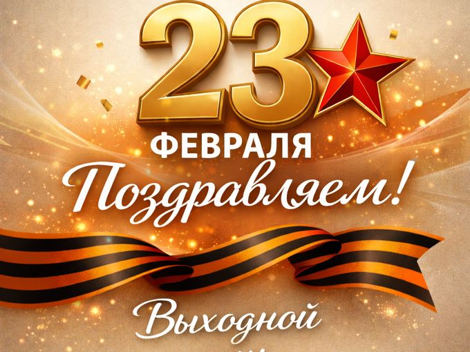 Поздравление с 23 февраля!
