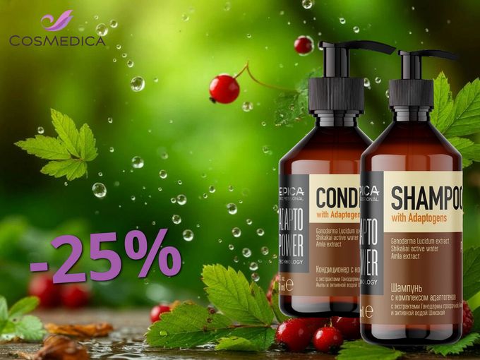 🌿 АКЦИЯ! –25% НА ШАМПУНЬ + КОНДИЦИОНЕР