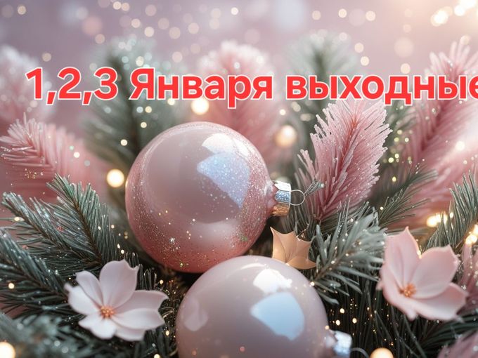 Режим работы в новогодние праздники⛄️