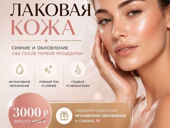 ЛАКОВАЯ КОЖА — ПРОЦЕДУРА ДЛЯ СИЯНИЯ КОЖИ