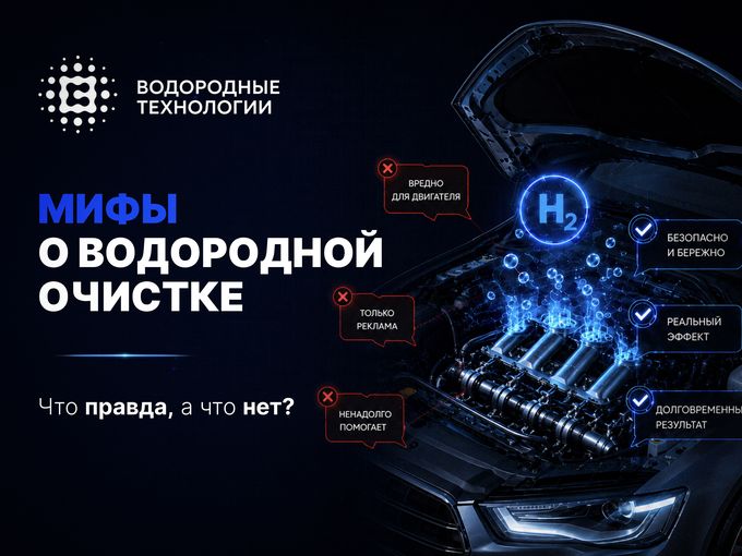 Мифы о водородной очистке🚗