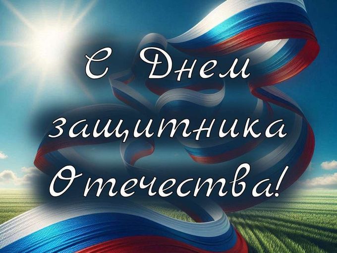 Поздравляем с Днем защитника Отечества!