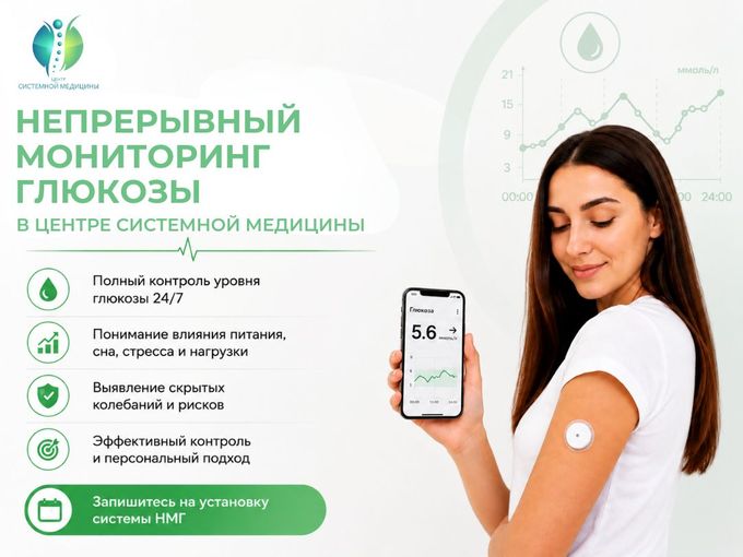 Непрерывный мониторинг глюкозы