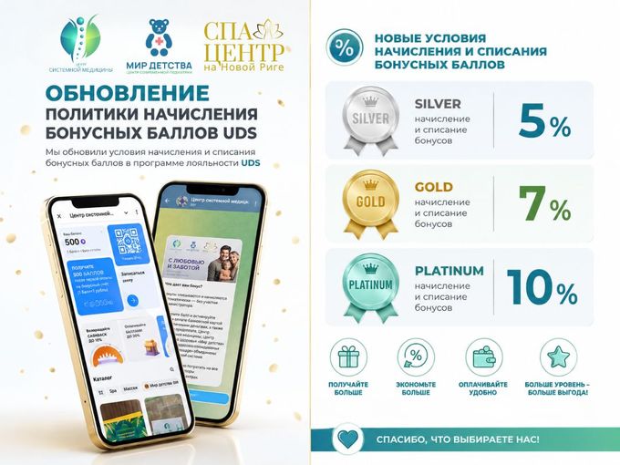 Обновление бонусной программы!