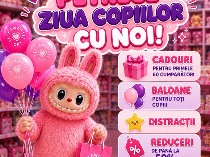 🎉De 1 Iunie la Kawaii Cat vine LABUBU🎉