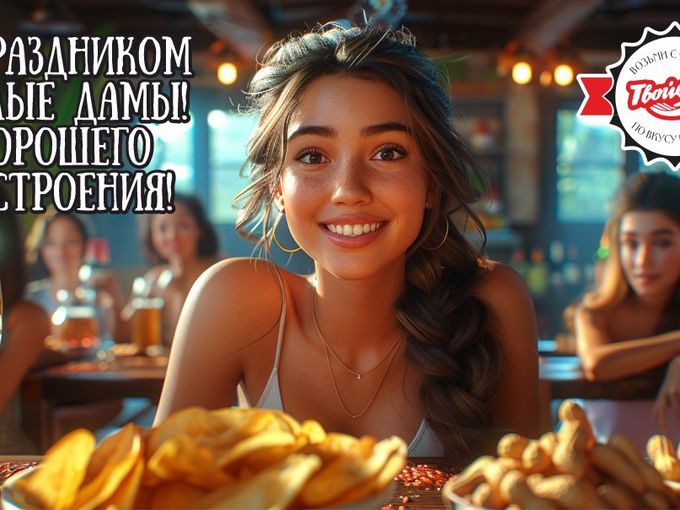Милые дамы! Поздравляем вас с 8 Марта !