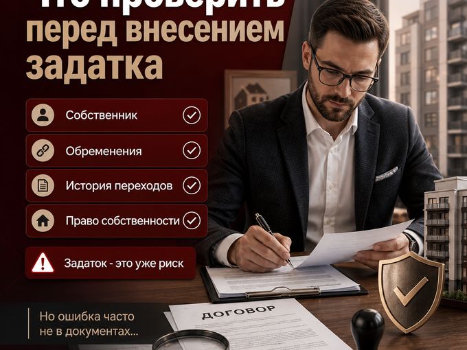 Что проверить перед внесением задатка 📄