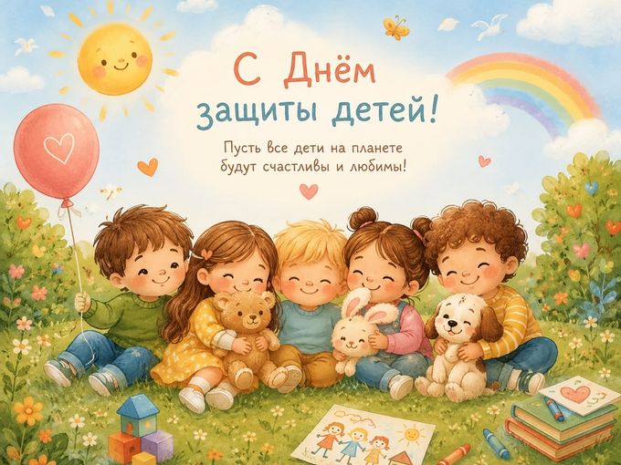 С ДНЕМ ЗАЩИТЫ ДЕТЕЙ 💖✨