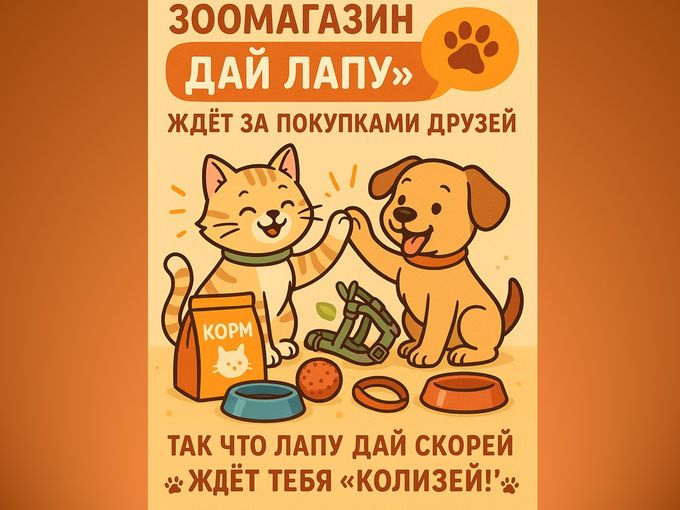 Колизей ждет 🐱🐶друзей!